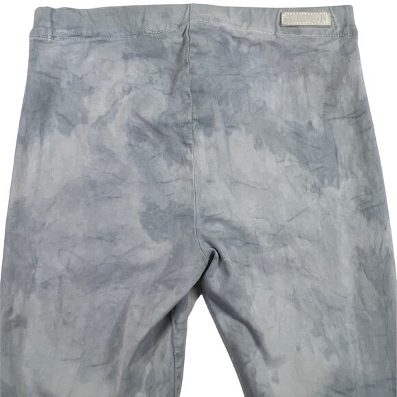 Joe's Jeans The Legging Ankle Zip Sz Small Slate Blue White Acid Wash or Tie Dye - Picture 5 of 10